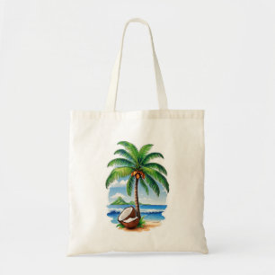 Tote Bag L'île tropicale des Cocotiers