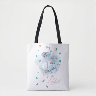 Tote Bag Lilibet Nommé Cadeaux de BALEINE Magique pour fill