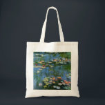 Tote Bag Lillies d'eau par Monet<br><div class="desc">Lillies d'eau de Monet</div>