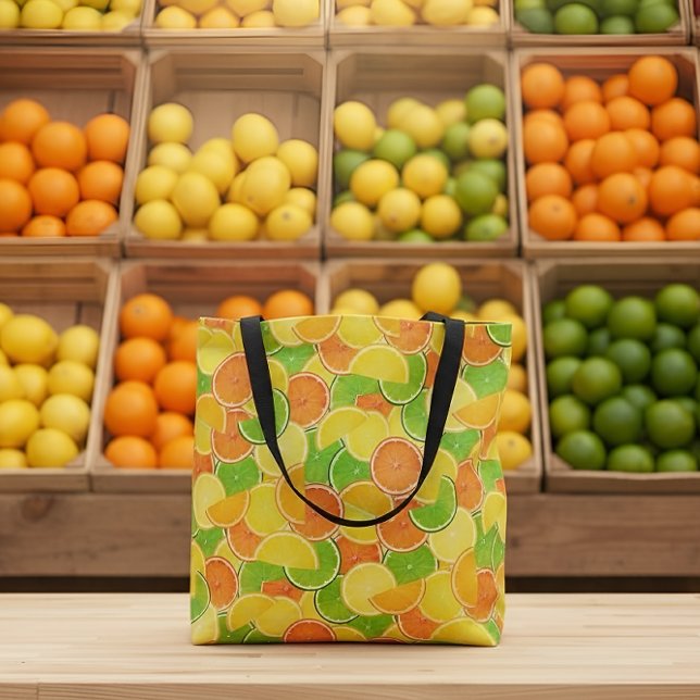 Tote Bag Lime orange (Créateur téléchargé)