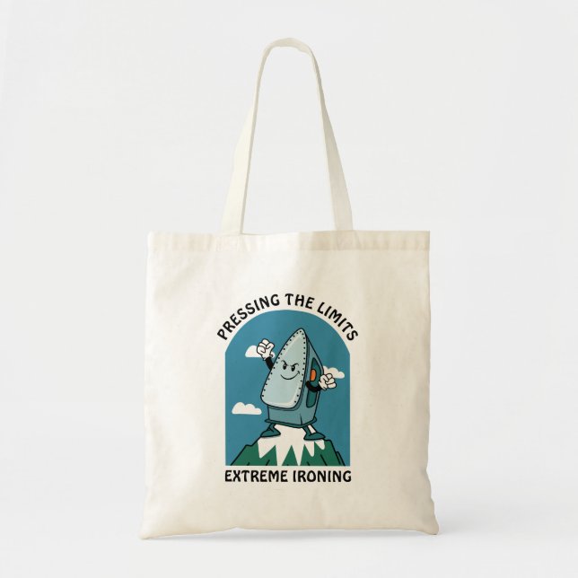 Tote Bag Limites de pression Fer Fer Drôle Extrême (Devant)