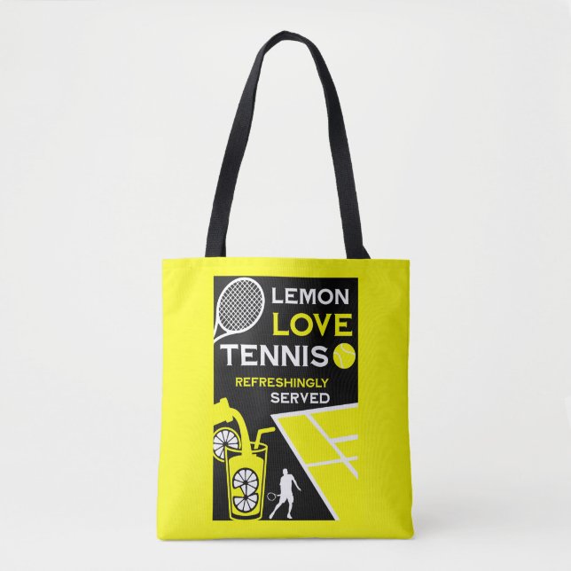 Tote Bag Limonade de tennis vintage (Devant)