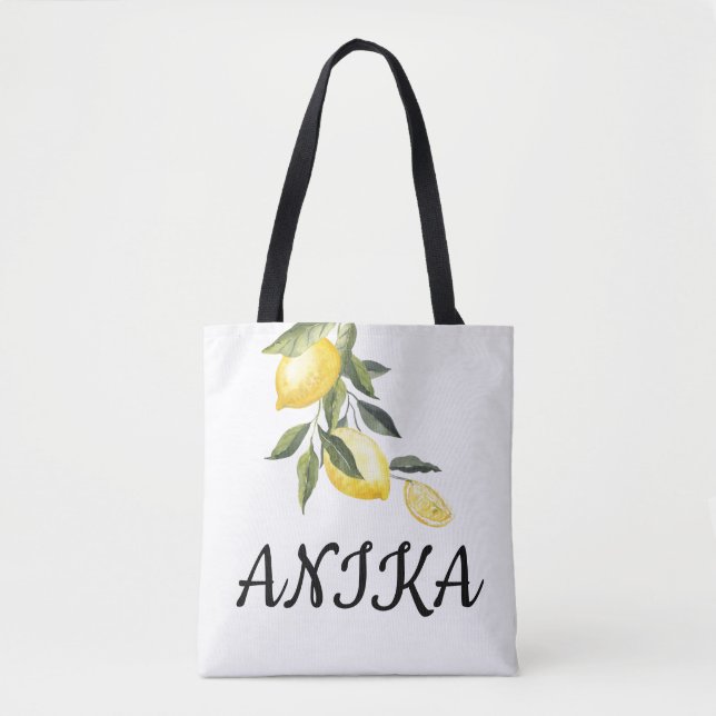 Tote Bag LIMONCELLO NOM PERSONNALISÉ Fourre-tout (Devant)
