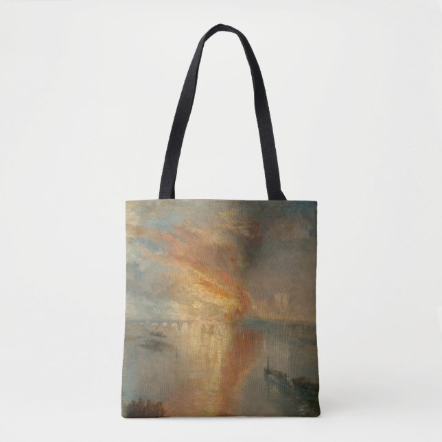 Tote Bag L'incendie des Chambres du Parlement - Turner (Devant)