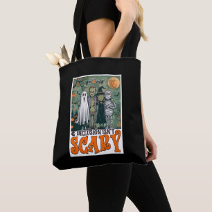 Tote Bag L'inclusion n'est pas effrayant Halloween caractèr
