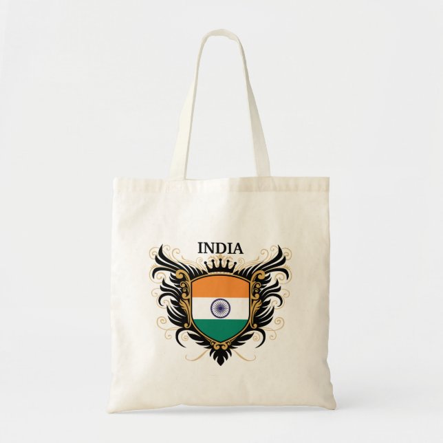 Tote Bag L'Inde [personnalisez] (Devant)