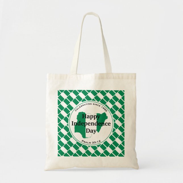 Tote Bag L'INDÉPENDANCE NIGÉRIENNE Célébrant le Nigeria (Devant)