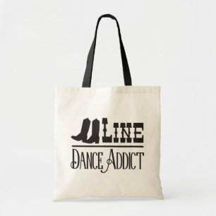 Tote Bag Line Dancing Cowboy Boots Cowgirl Country Music