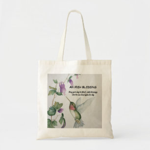 Tote Bag L'inspiration irlandaise du jardin des colibris