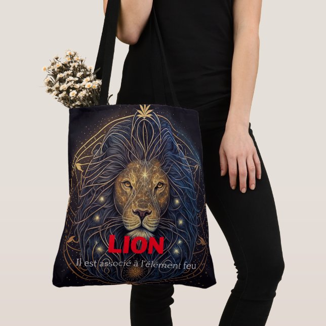 Tote Bag Lion (De près)