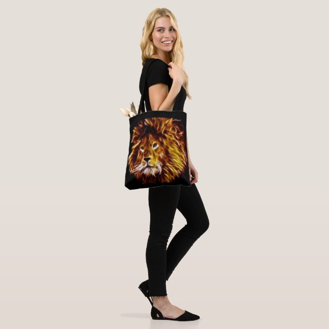 Tote Bag Lion (Sur le modèle)