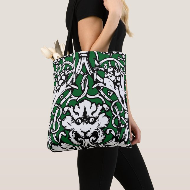 Tote Bag Lion à nœuds du début du XXe siècle (De près)