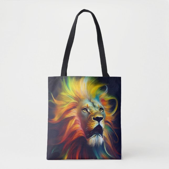 Tote Bag Lion Animal Discovery Aventure Nature Planète (Devant)