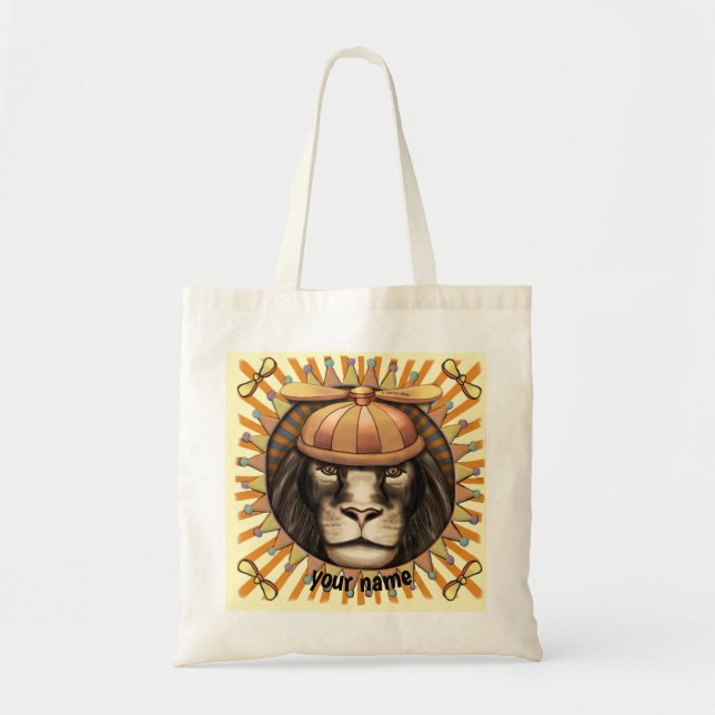 Tote Bag Lion Beanie  (Devant)