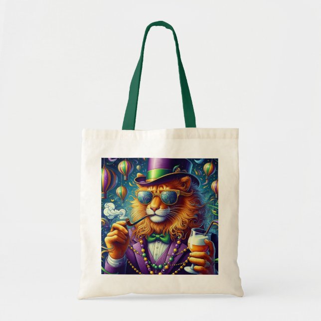 Tote Bag Lion/Carnaval de la Louisiane  (Devant)
