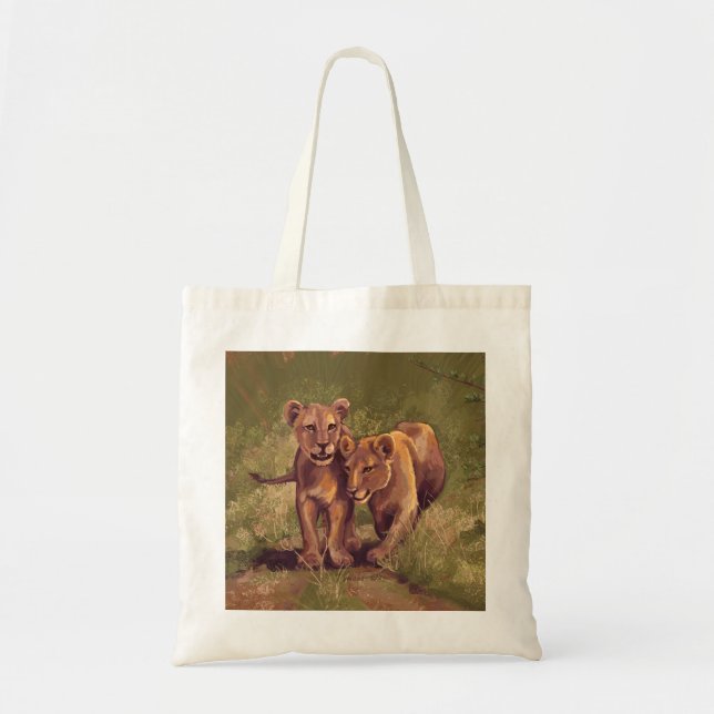 Tote Bag Lion Cubs (Devant)