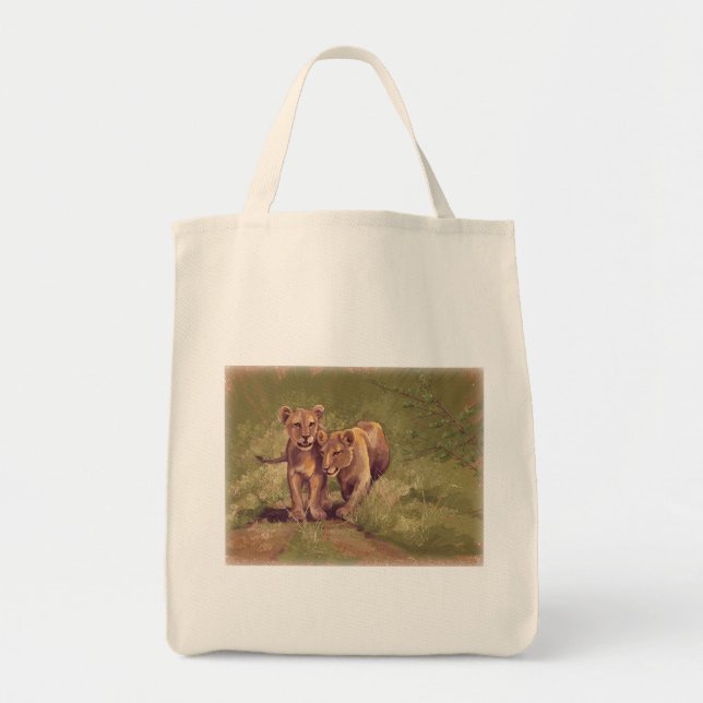 Tote Bag Lion Cubs (Devant)