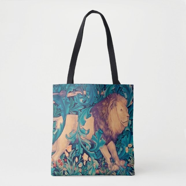 Tote Bag Lion dans la Forest, William Morris (Devant)