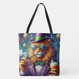 Tote Bag Lion/Louisiana Mardi Gras
