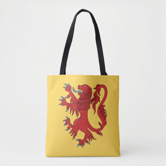 Tote Bag Lion Rampant Gules (Devant)