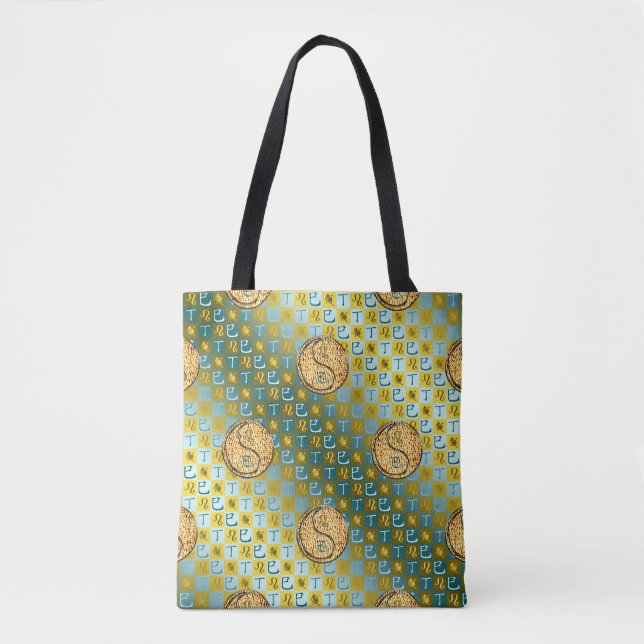 Tote Bag Lion & Serpent de Feu (Devant)