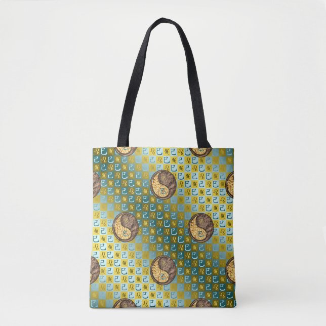Tote Bag Lion & Serpent de Terre (Devant)
