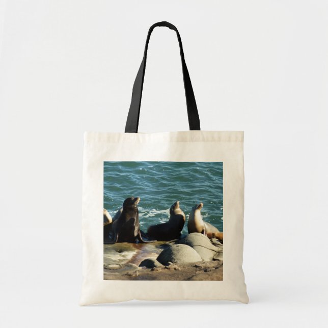 Tote Bag Lions de la mer de San Diego (Devant)