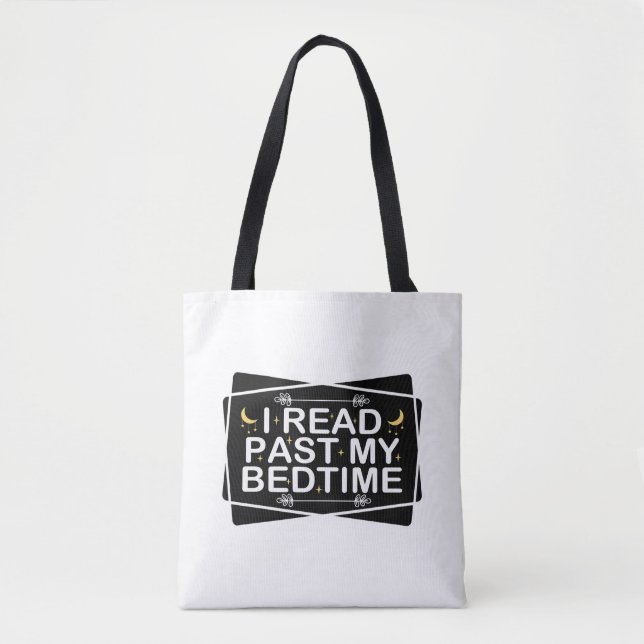 Tote Bag Lire Citation D'Amoureux, Drôle Je Lis Passé Mon L (Devant)
