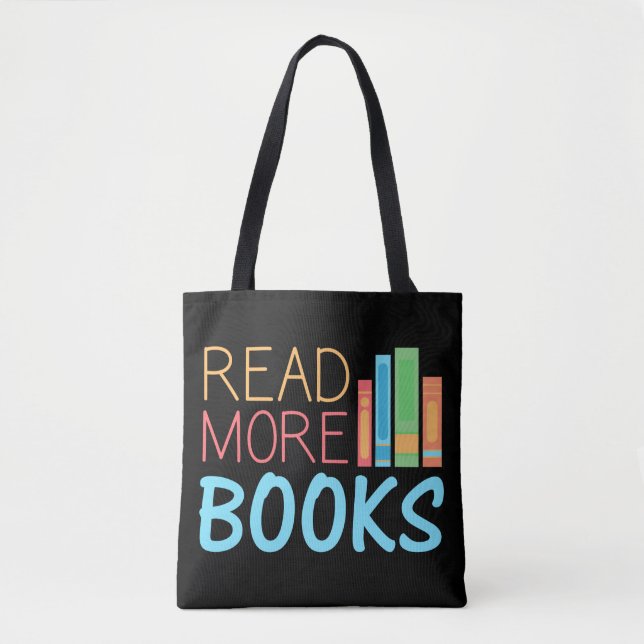 Tote Bag Lire plus de livres (Devant)