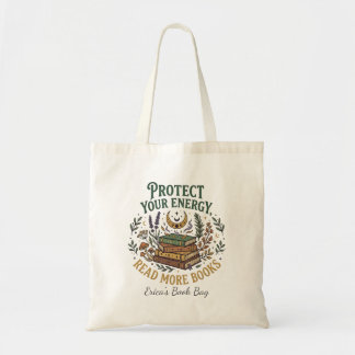 Tote Bag Lire plus de livres Protégez votre énergie Céleste