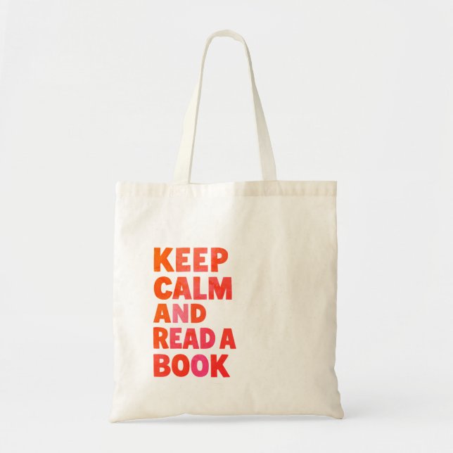 Tote Bag Lire un livre (Devant)