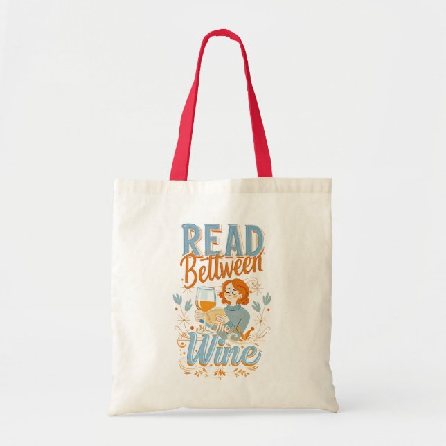 Tote Bag Lis entre le vin. Cadeau aux lecteurs (Devant)