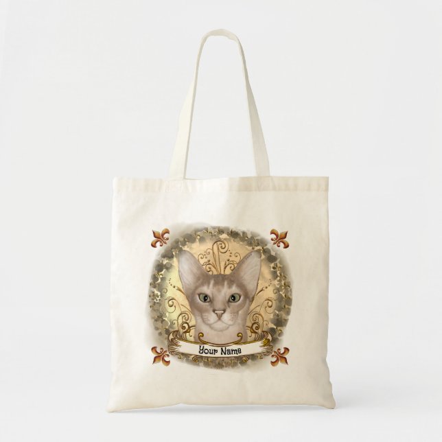 Tote Bag Lis Fleur Abyssin  (Devant)