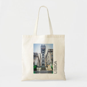 Tote Bag Lisbonne au Portugal avec souvenir d'ascenseur rét