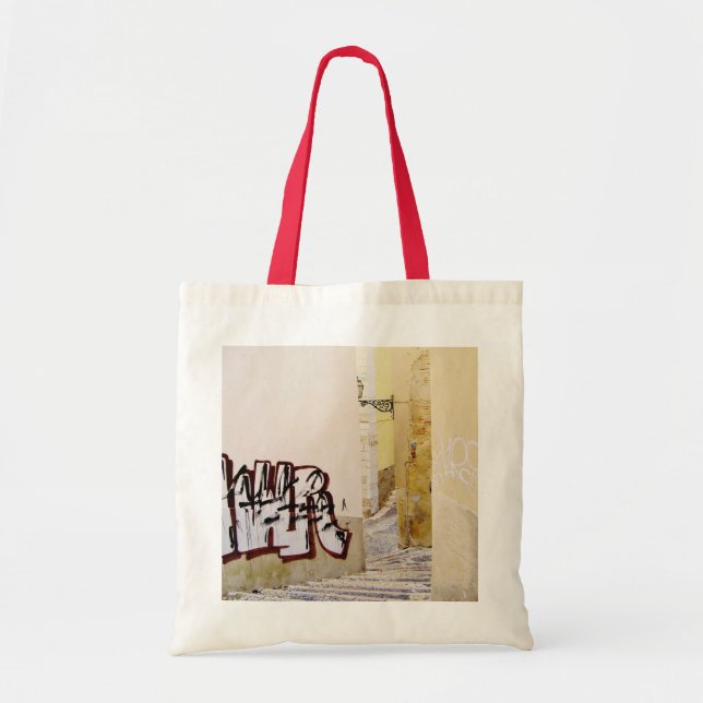 TOTE BAG LISBONNE (GRAFFITI URBAIN DANS ALFAMA) (Devant)