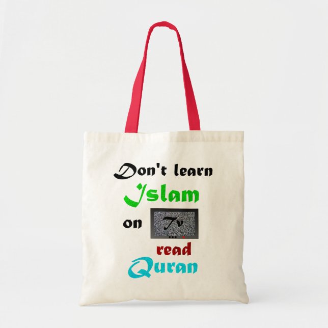 Tote Bag Lisez le Quran pour apprendre l'Islam (Devant)