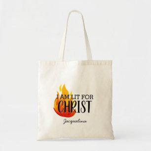 Tote Bag LIT PERSONNALISÉ POUR CHRIST Christian