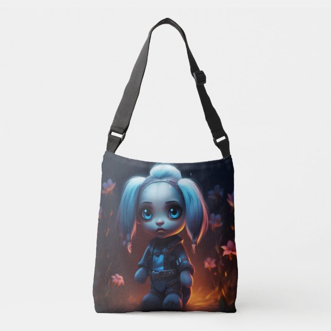 Tote Bag Little girl with beautiful hair (Devant)