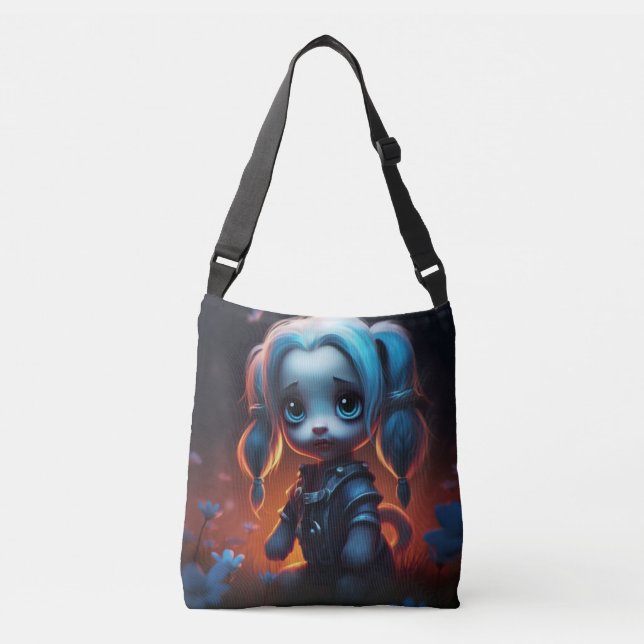 Tote Bag Little girl with beautiful hair (Devant)