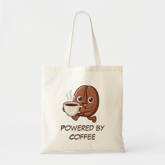 Tote Bag Little Kaka – Propulsé par le Café (Devant)