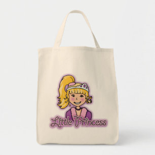 Tote Bag Little Princess blonde hair girl 