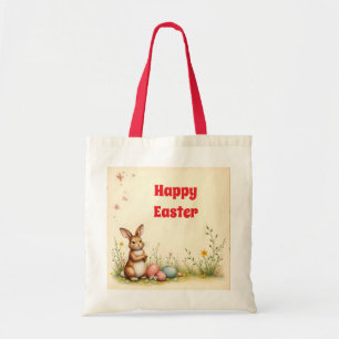 Tote Bag Little Rabbit Pâques Vintage Collection populaire