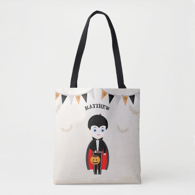 Tote Bag Little Vampire Halloween (Devant)