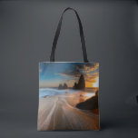 Tote Bag Littoral Au coucher Du Soleil | Californie du Nord<br><div class="desc">Prochaine hauteur</div>