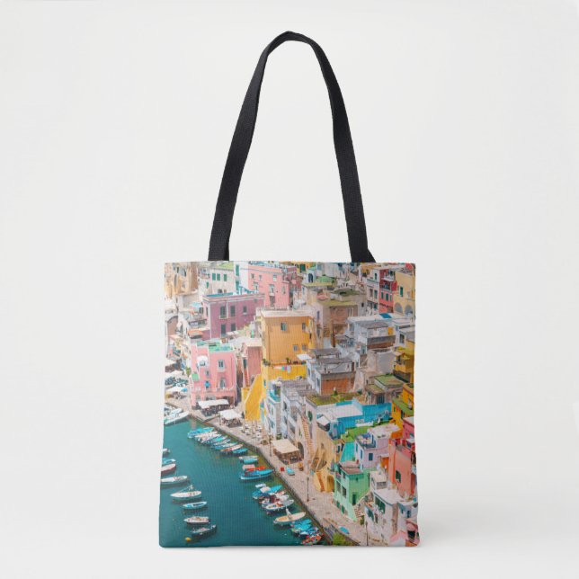 Tote Bag Littoral | Naples Italie (Devant)