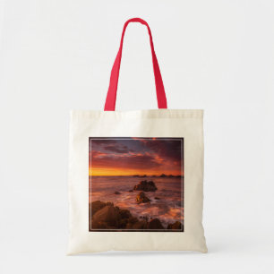 Tote Bag Littoral Sunset Pacific Grove Carmel California