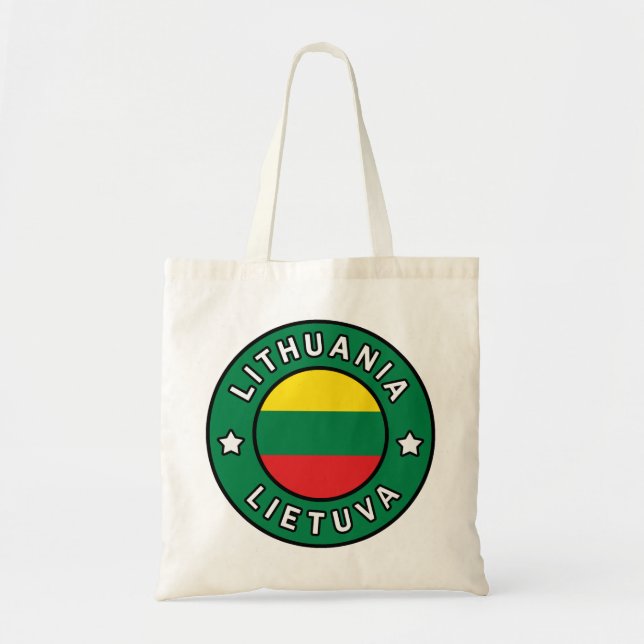 Tote Bag Lituanie Lietuva (Devant)