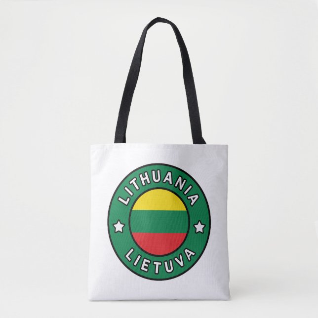 Tote Bag Lituanie Lietuva (Devant)
