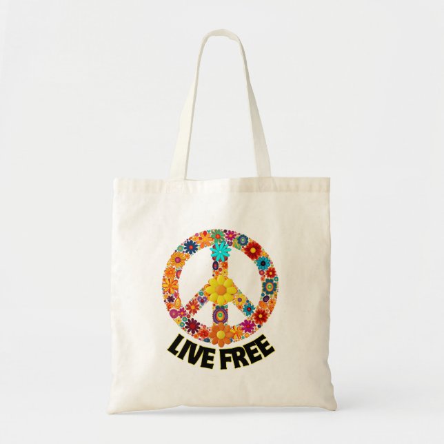 Tote Bag Live Free.w (Devant)