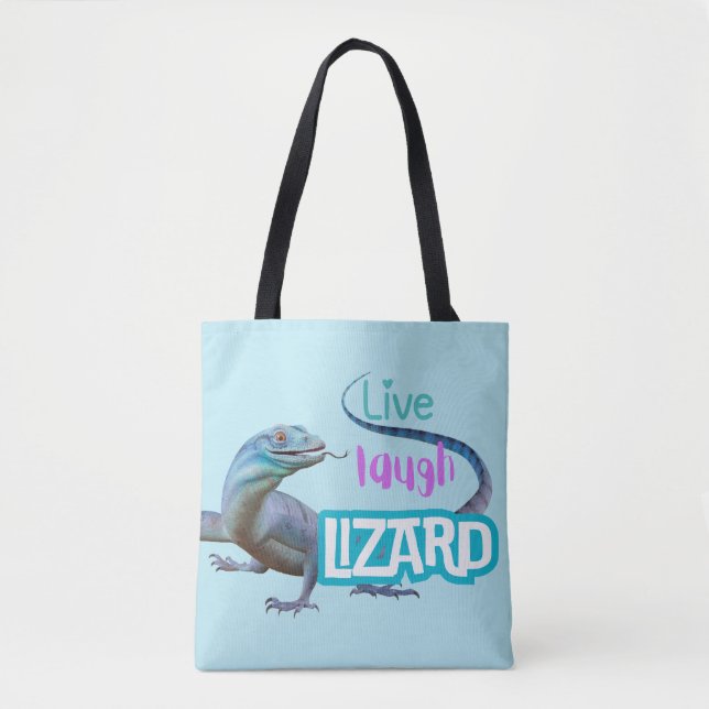 Tote Bag Live Laugh Lizard (Devant)